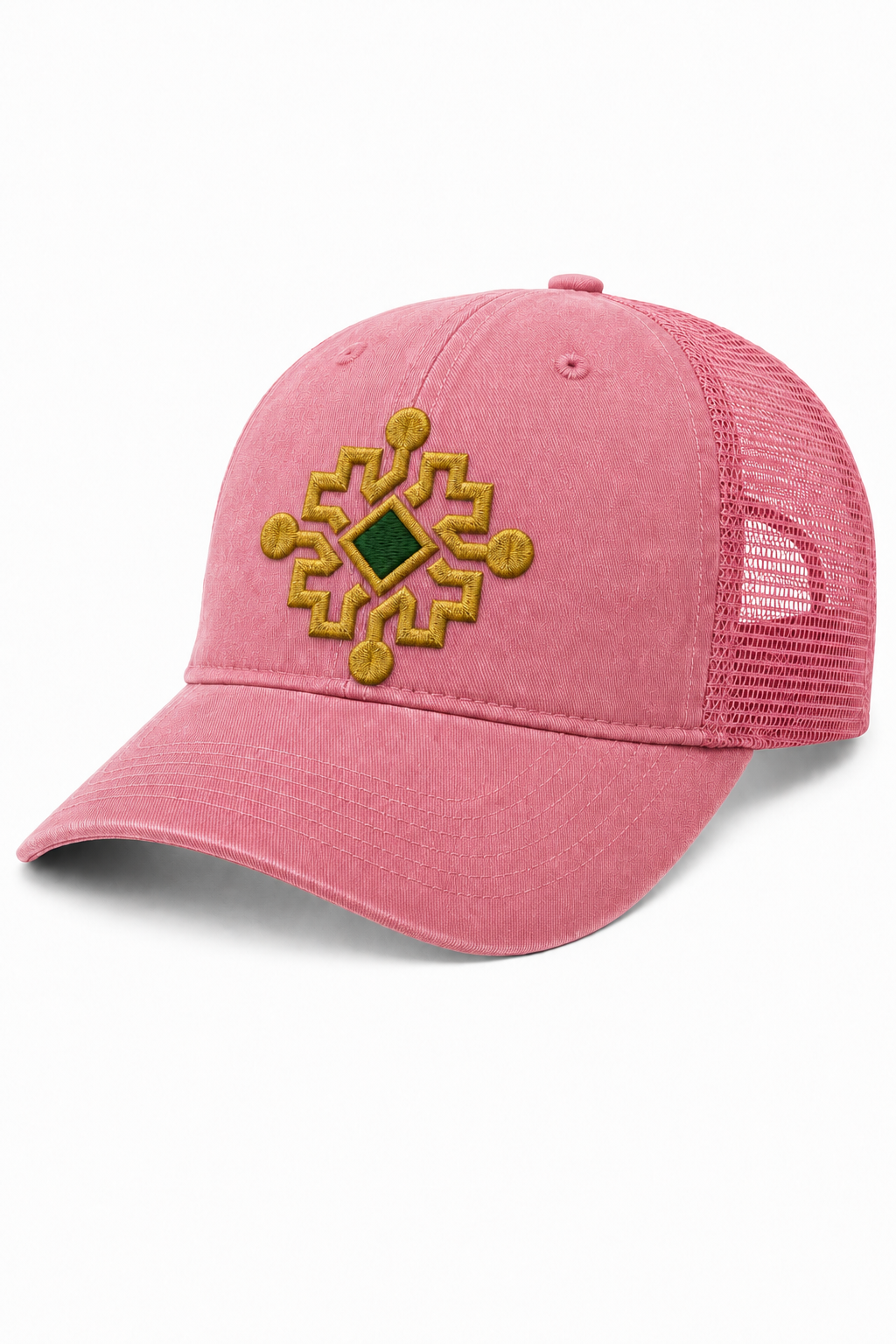 Heritage Geometric Sunwashed Trucker Cap