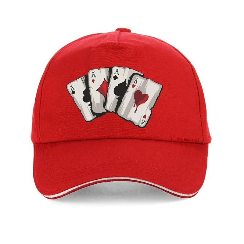 Heritage Apparel Playing Card Print Dad Cap