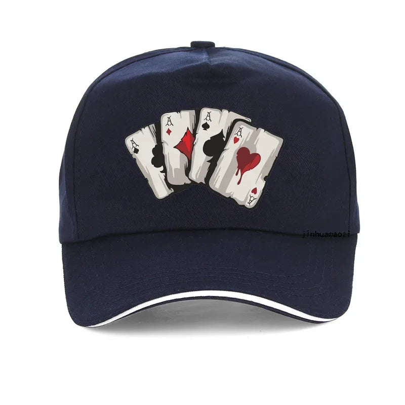 Heritage Apparel Playing Card Print Dad Cap