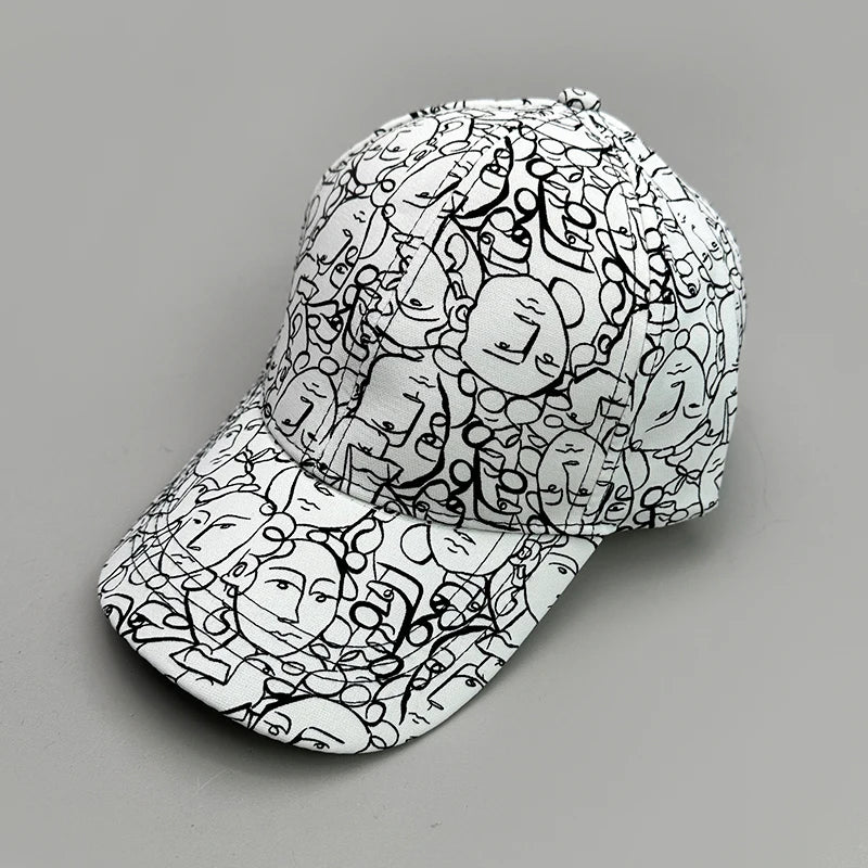 Heritage Apparel Graffiti Print Snapback Cap