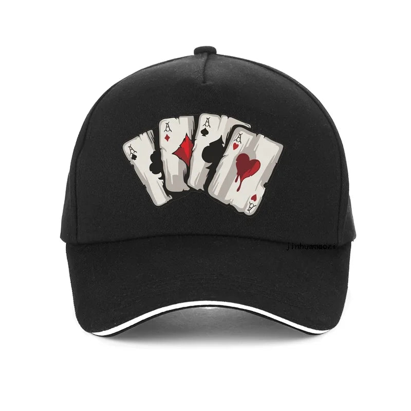 Heritage Apparel Playing Card Print Dad Cap