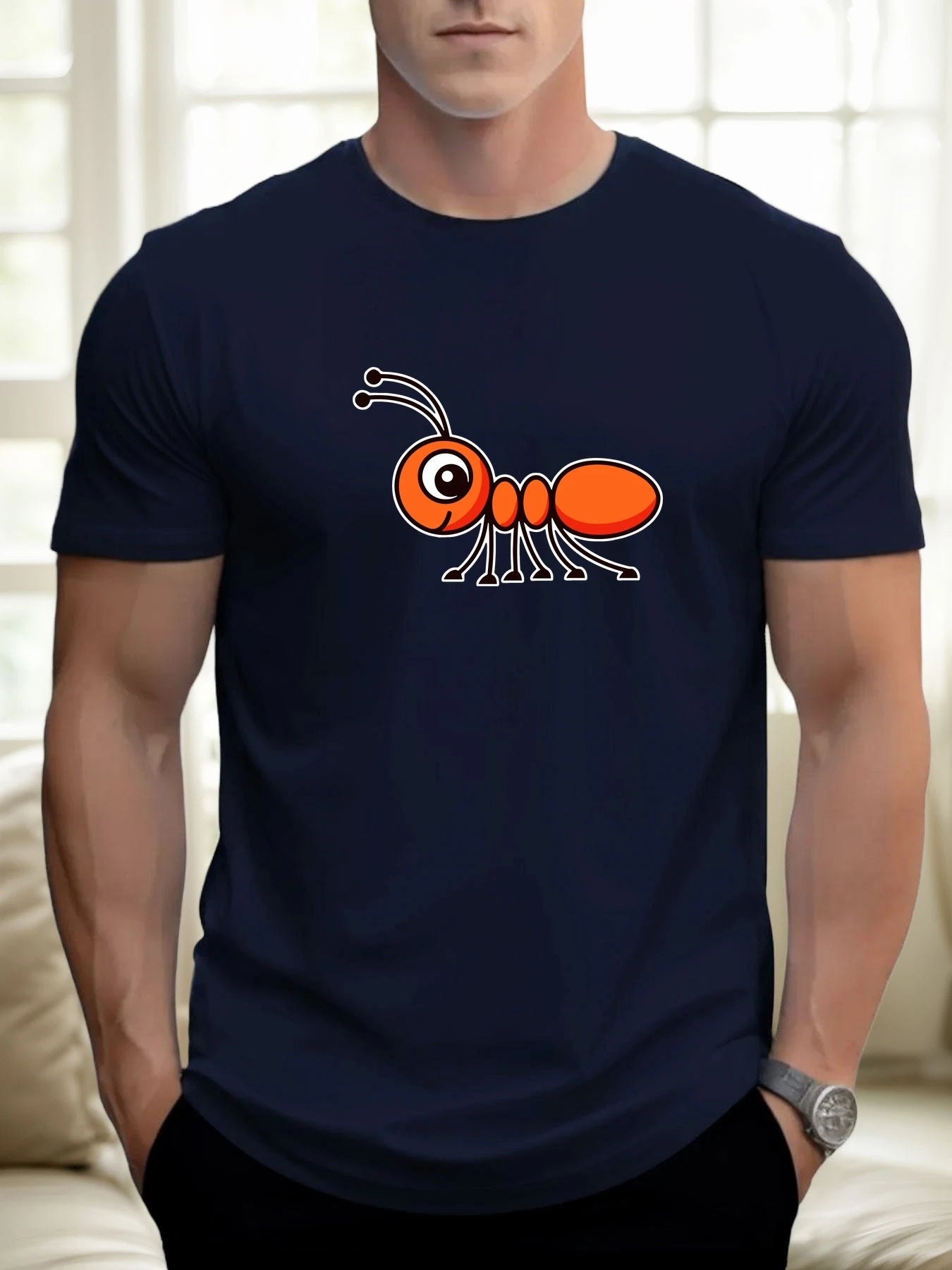 Heritage Apparel Ant Graphic Crewneck Tee