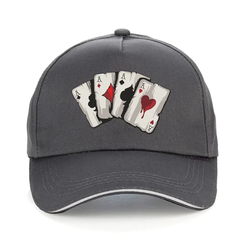 Heritage Apparel Playing Card Print Dad Cap