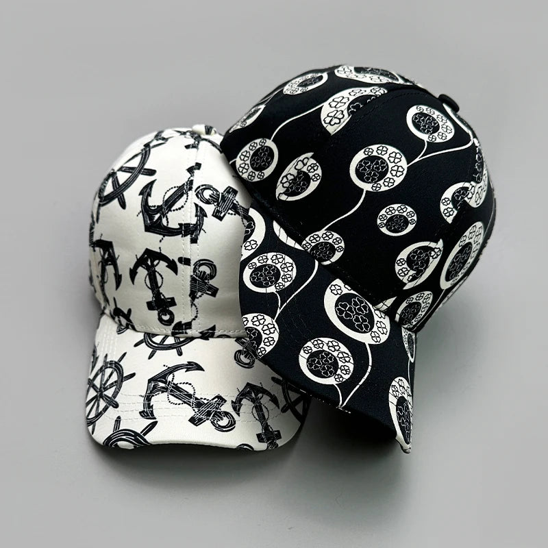 Heritage Apparel Graffiti Print Snapback Cap