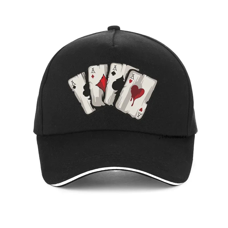Heritage Apparel Playing Card Print Dad Cap