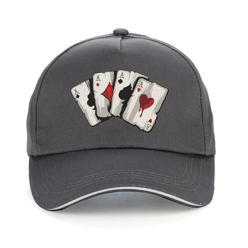 Heritage Apparel Playing Card Print Dad Cap