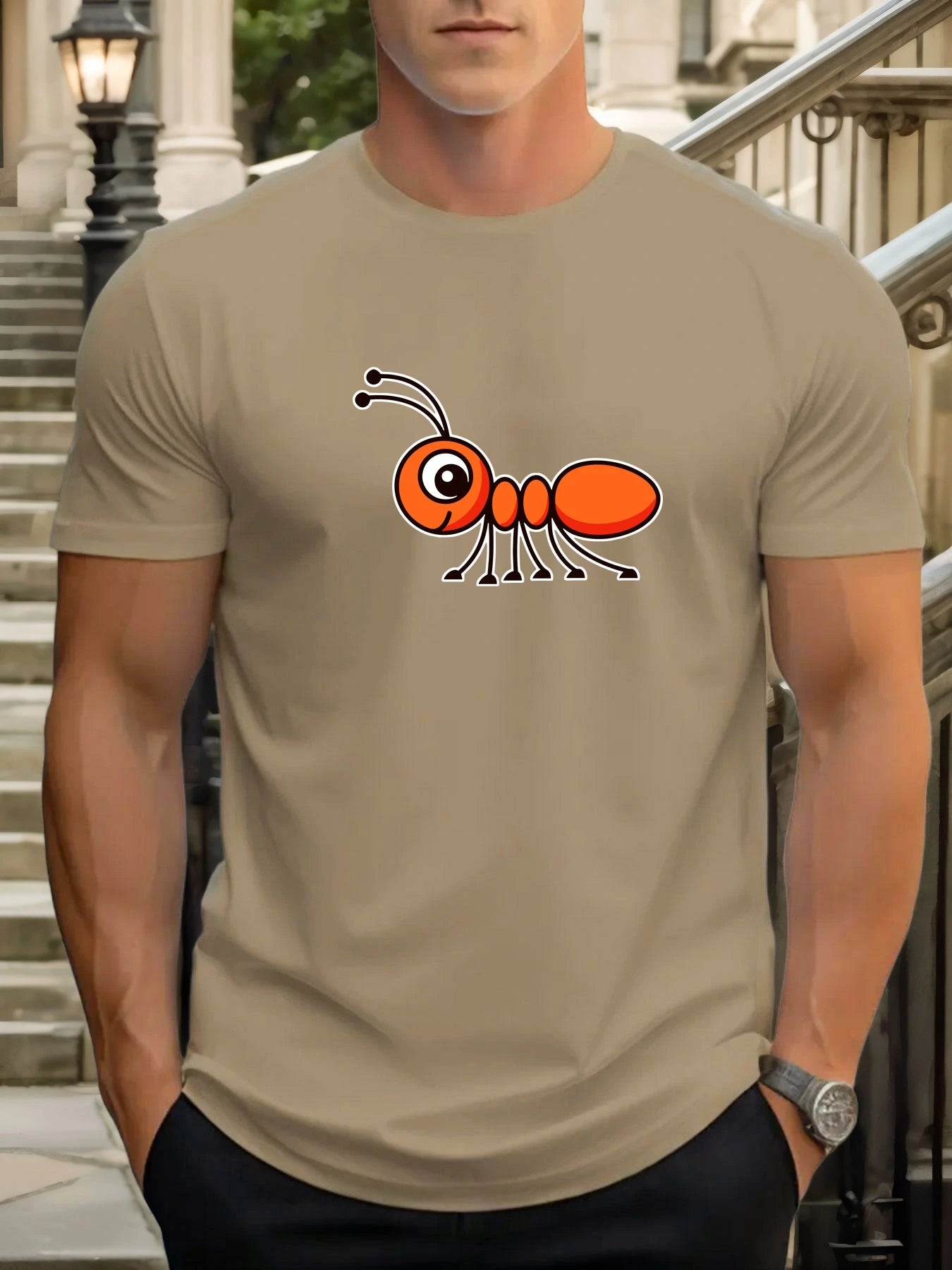 Heritage Apparel Ant Graphic Crewneck Tee