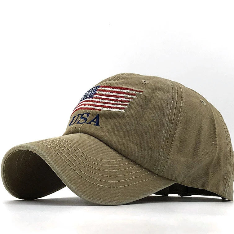 Heritage Apparel Americana Camo Snapback Cap