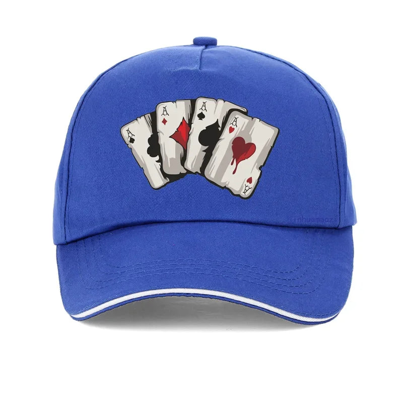Heritage Apparel Playing Card Print Dad Cap