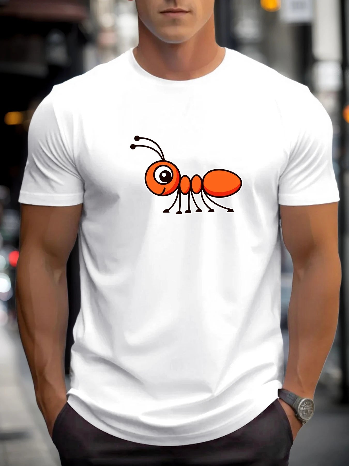 Heritage Apparel Ant Graphic Crewneck Tee