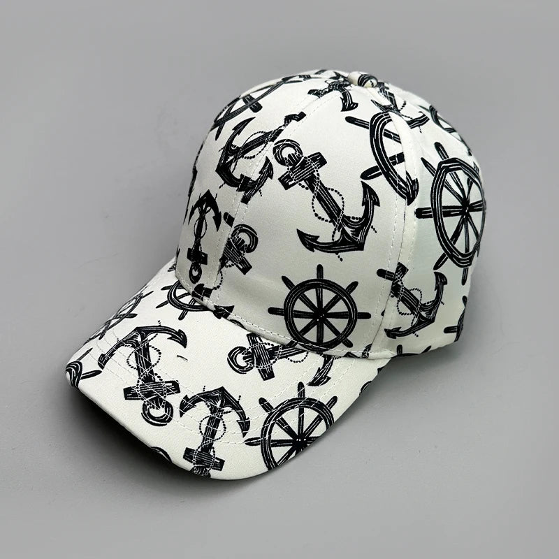 Heritage Apparel Graffiti Print Snapback Cap