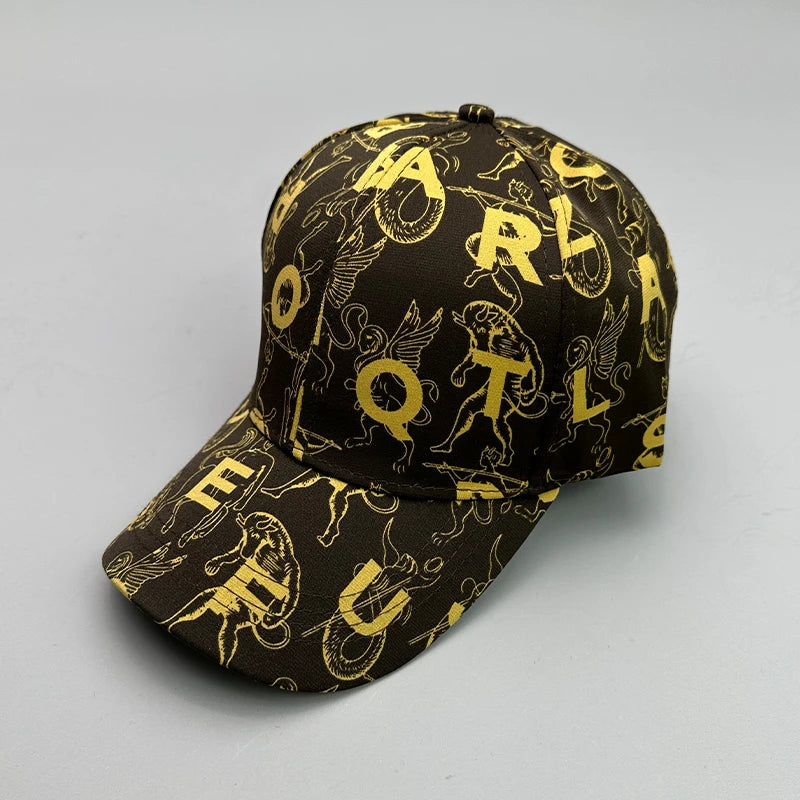 Heritage Apparel Graffiti Print Snapback Cap