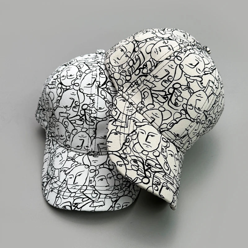 Heritage Apparel Graffiti Print Snapback Cap