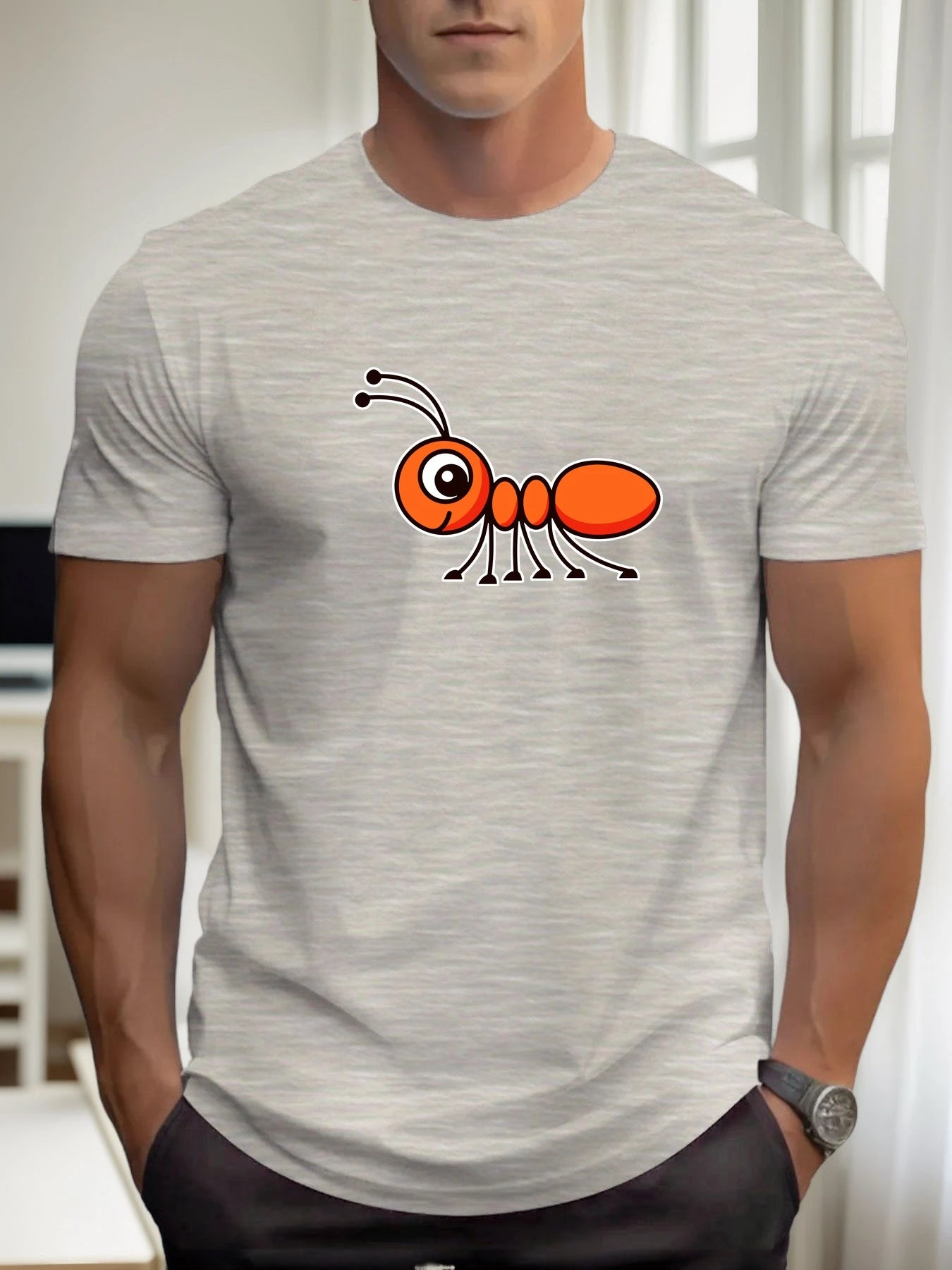 Heritage Apparel Ant Graphic Crewneck Tee