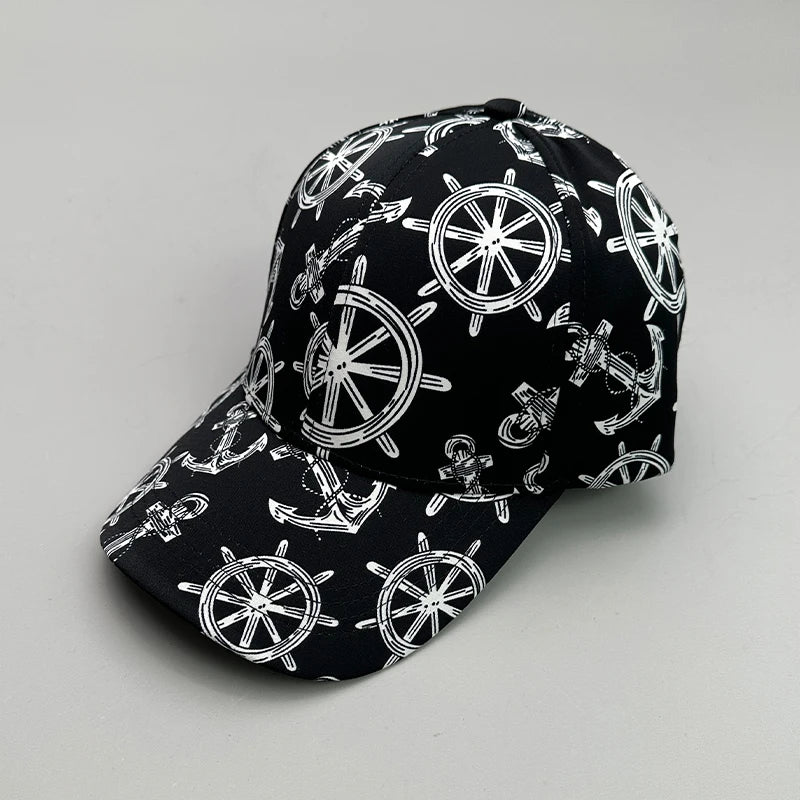 Heritage Apparel Graffiti Print Snapback Cap