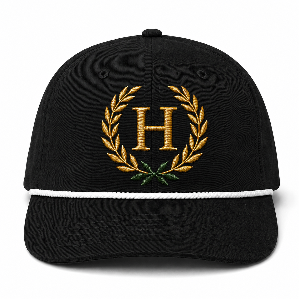 Heritage Laurel H Rope Cap