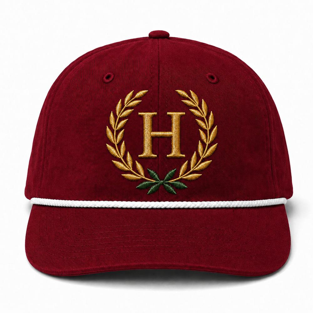 Heritage Laurel H Rope Cap