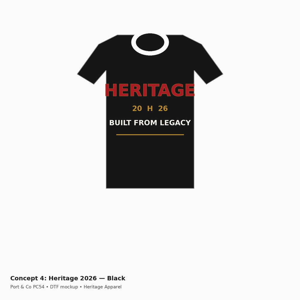 Heritage 2026 PC54 Tee
