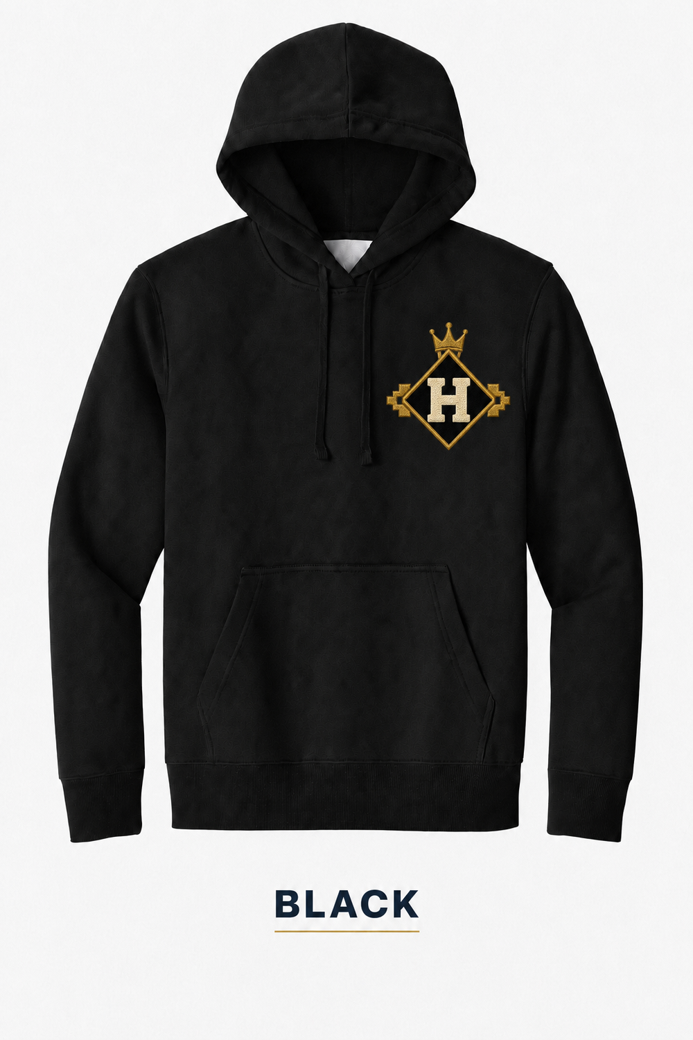 Heritage Geometric Diamond Crest Heavyweight Hoodie