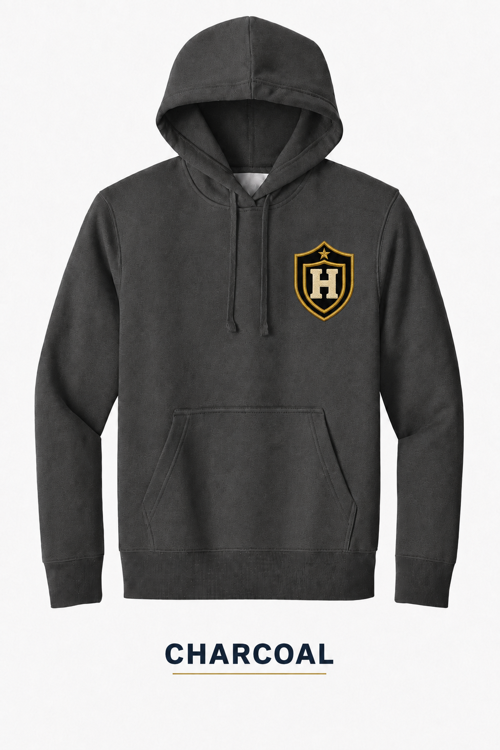 Heritage Double-Shield Heritage H Heavyweight Hoodie — Charcoal