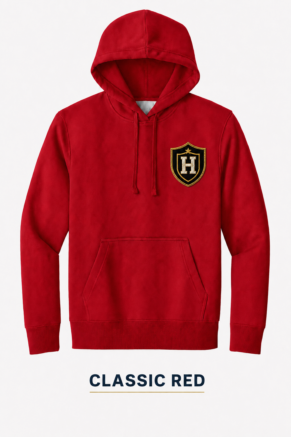 Heritage Double-Shield Heritage H Heavyweight Hoodie — Classic Red