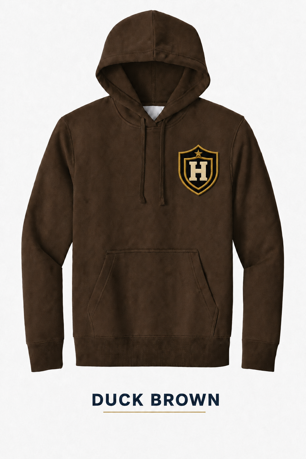 Heritage Double-Shield Heritage H Heavyweight Hoodie — Duck Brown