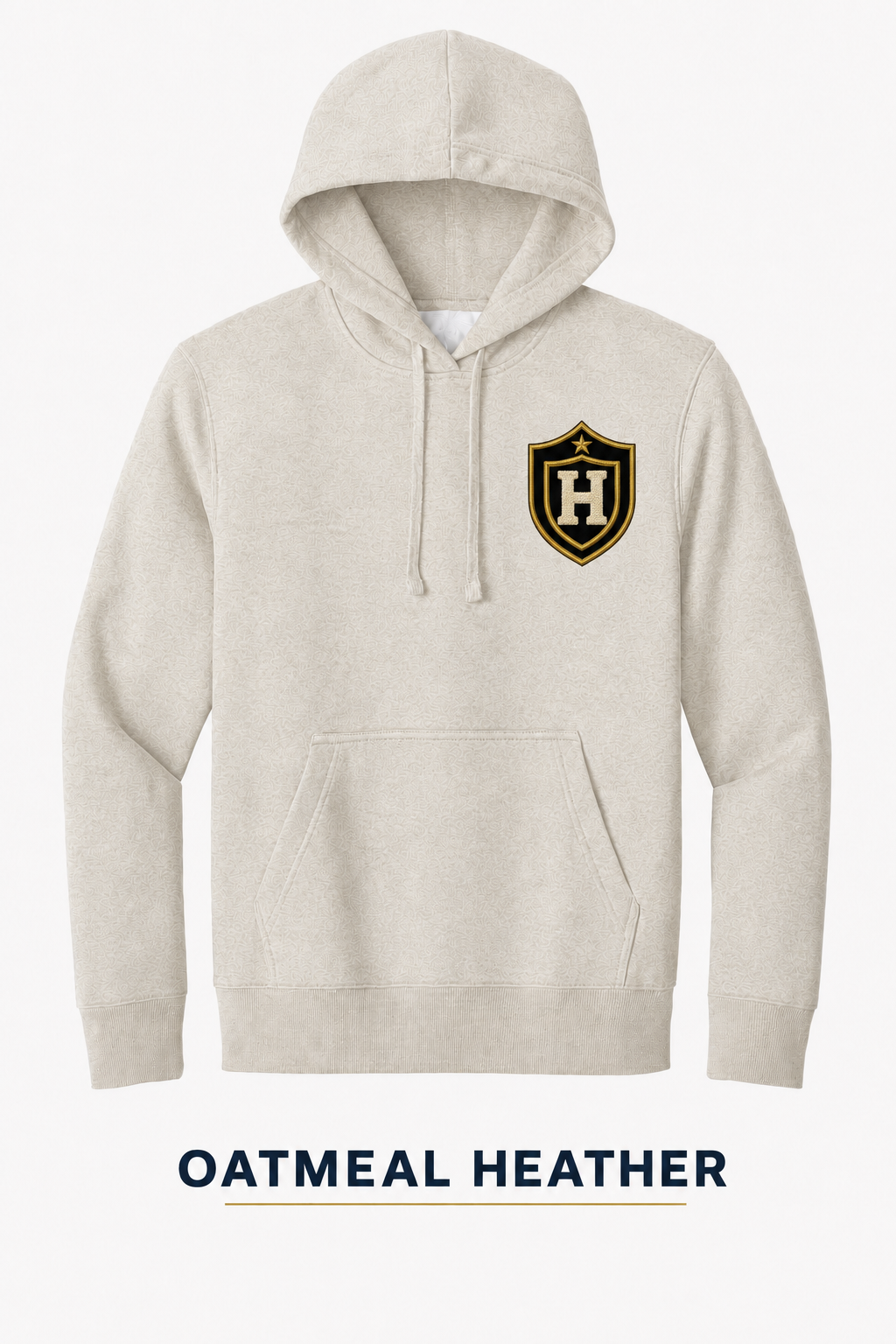 Heritage Double-Shield Heritage H Heavyweight Hoodie — Oatmeal Heather